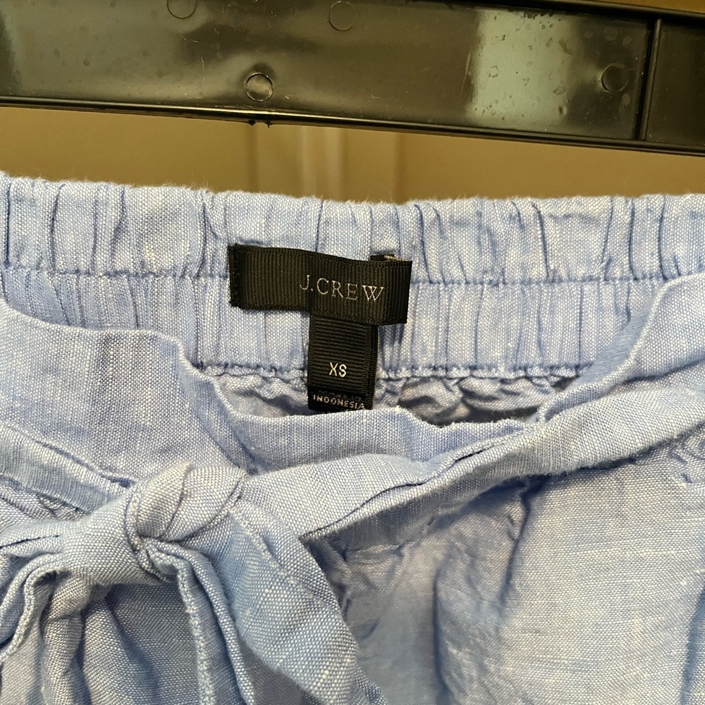 J. Crew Blue High Waist Shorts with Relaxed Fit - Picture 4 of 6